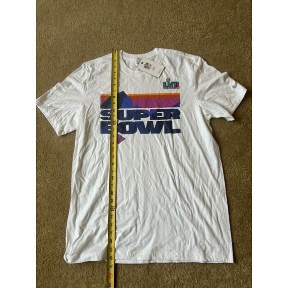 MENS LARGE NIKE/NFL ARIZONA LVII SUPERBOWL WHITE SHIRT - NWT - NO TEAM - Picture 2 of 5
